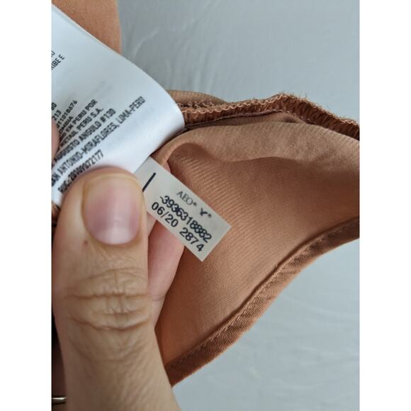 AMERICAN EAGLE Peach Cami Crop Top Size Small - Picture 7 of 9
